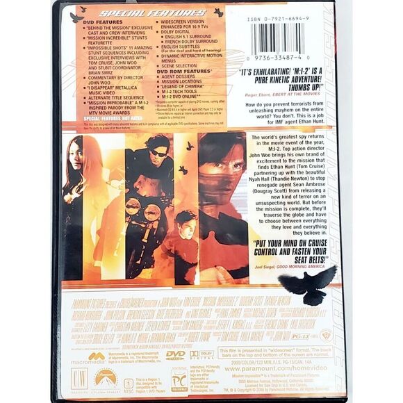 Mission Impossible 2 [DVD] - Picture 3 of 3